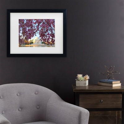 Trademark Fine Art Mich Catanzaro Jefferson Memorial Matted Framed Art