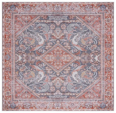 Tucson Vintage Persian TSN125  Machine Washable Skid-Resistant Stain Resistant Non-Shedding Power Loomed Indoor Rugs - Safavieh