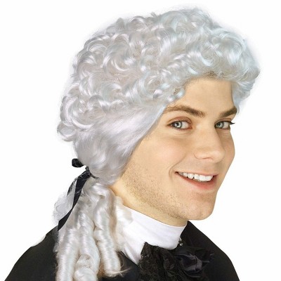 Skeleteen Men's Colonial Costume Wig - White