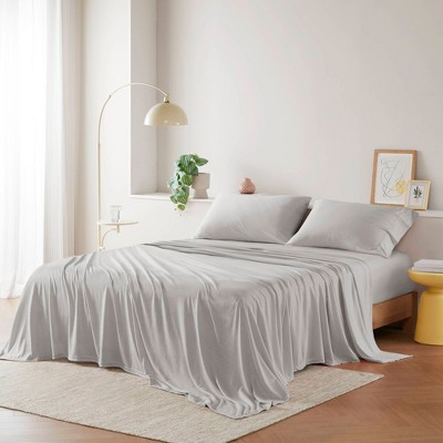 Cotton Blend Jersey Knit All Season Sheet Set King