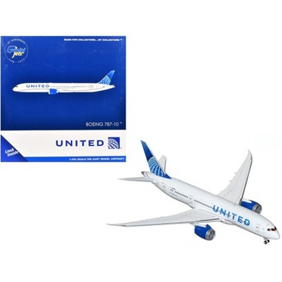 Boeing 787-8 Commercial Aircraft "United Airlines" (N26902) White with Blue Tail 1/400 Diecast Model by GeminiJets