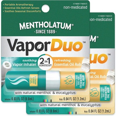 Mentholatum Vapor Duo 2 In 1 Aromatherapy Stick