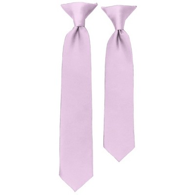 Solid Color Pre-tied Clip On Necktie For Boy