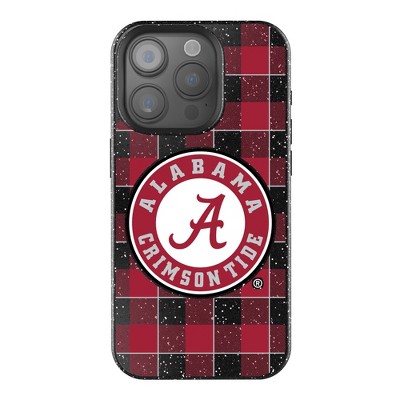 Keyscaper NCAA SEC Universities Plaid Bling Cell Phone Case for Apple iPhone