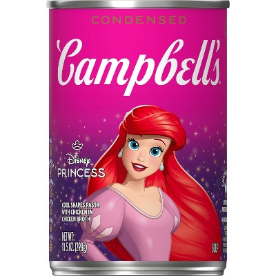 Campbell's Condensed Disney's Princess Chicken & Pasta Shapes Soup - 10.5oz