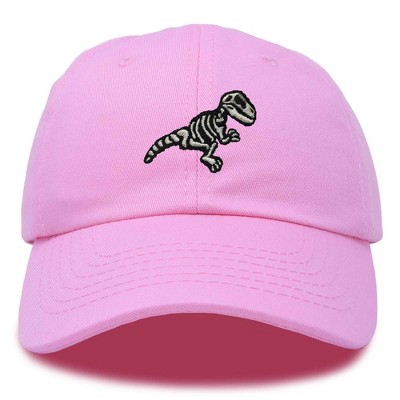 Dalix Fossil Embroidered Dinosaur T Rex Cotton Dad Hat Baseball Cap Adjustable Mens