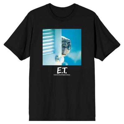 E.T. Peek Behind Door Screenshot Black Tee