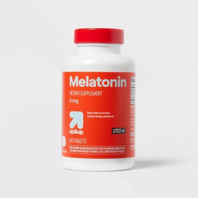 Melatonin 5mg Supplement Tablets - up&up™