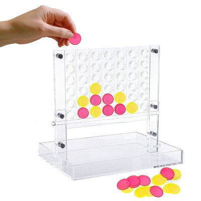 Trademark Games Acrylic 4 in a Row Game