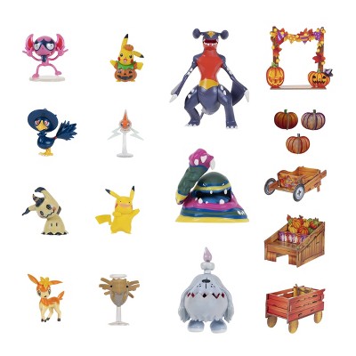 Pokémon Battle Figure Multipack (2025 Countdown to Halloween Calendar): 11 Plastic TV & Movie Figures Set