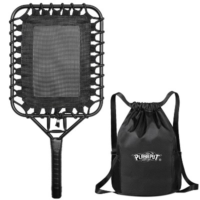 PLAYAPUT Baseball Racket for Fly Balls with Carry Bag, Black
