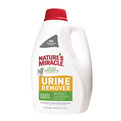 Nature's Miracle Unscented Enzymatic Formula Urine Stain Remover for Dogs - 1gal