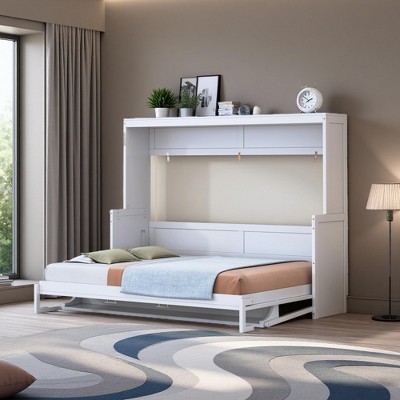 Polibi Murphy Bed with Drop-Down Desk