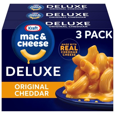 Kraft Deluxe Original Cheddar Mac and Cheese Dinner