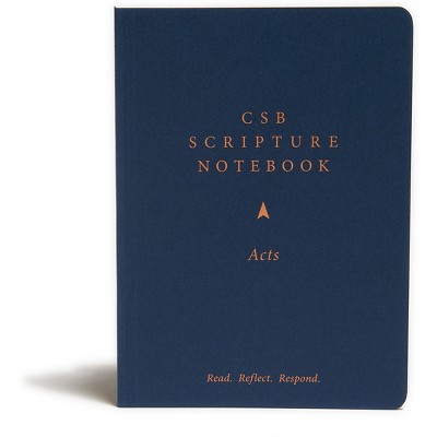 CSB Scripture Notebook, Acts - by  Csb Bibles by Holman (Paperback)