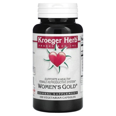 Kroeger Herb Co Women's Gold, 100 Vegetarian Capsules