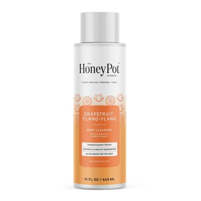 The Honey Pot Company, Grapefruit Ylang Ylang Hydrating Body Cleanser - 15 fl oz