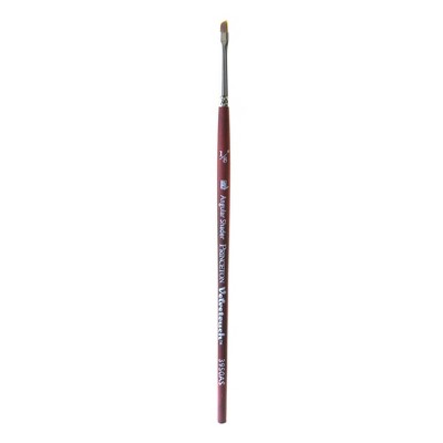 Princeton Series 3950 Velvetouch Mixed Media Brushes, Angular Shader
