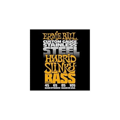 Ernie Ball 2843 Hybrid Slinky Stainless Steel Bass Strings