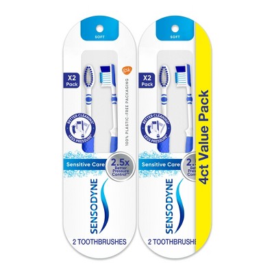 Sensodyne Manual Toothbrush - 4ct - Soft