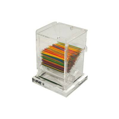 Winco Acrylic Toothpick Dispenser, Clear
