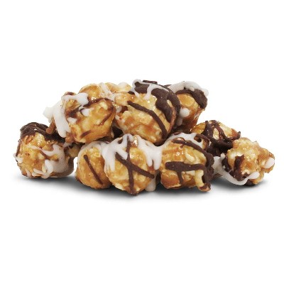 Chocolate Drizzle Zigzag Popcorn by It's Delish