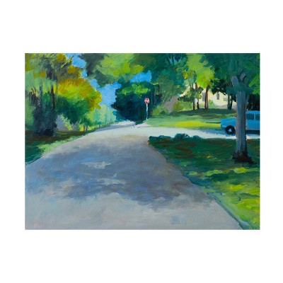 Trademark Fine Art - Jan L. Waldron Beacon Street Canvas Art