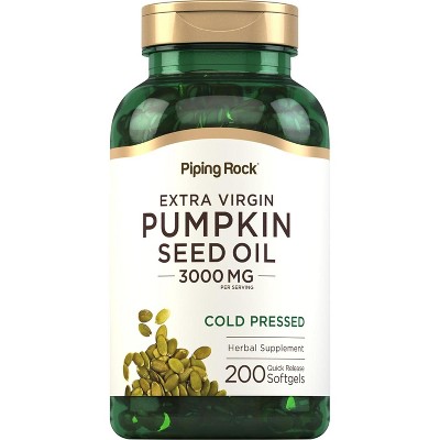 Piping Rock Pumpkin Seed Oil 3000mg | 200 Softgels