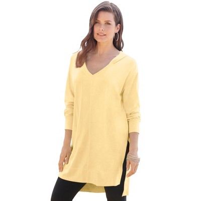 Roaman's French Terry Tunic Hoodie