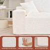 110" Modular Sectional Sofa, L-Shape Cloud Couch with Ottomans, Sponge Compression Sofas for Living Room, No Assembly Required - 3 of 4