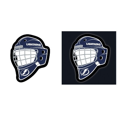 Evergreen Ultra-Thin Edgelight LED Wall Decor, Helmet, Tampa Bay Lightning- 15.6 x 19 Inches Made In USA