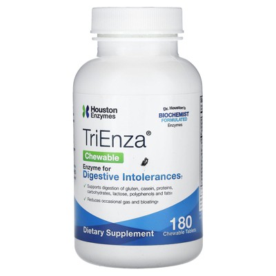 Houston Enzymes TriEnza Chewable, 180 Chewable Tablets