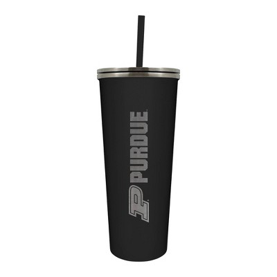 NCAA Purdue Boilermakers 24oz Skinny Tumbler with Straw