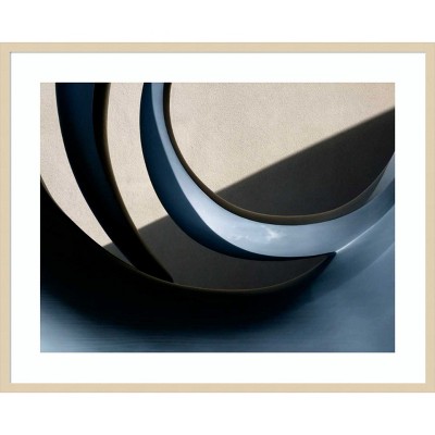 Amanti Art Architectural Curve III by Jim Christensen Wood Framed Wall Art Print