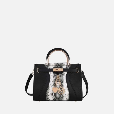 MKF Collection Cassia Snake embossed Vegan Leather Women’s Satchel Bag by Mia K