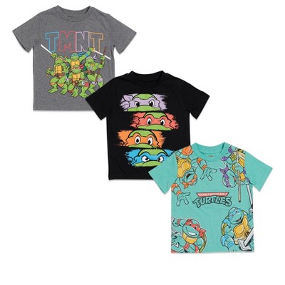 Teenage Mutant Ninja Turtles Little Boys 3 Pack Graphic T-Shirts Multicolored 6