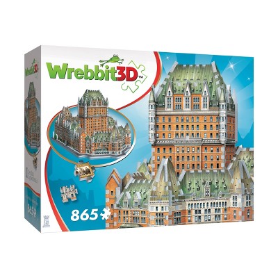 Wrebbit Castles & Cathedrals - Le Chateau Frontenac 3D Jigsaw Puzzle 865pc