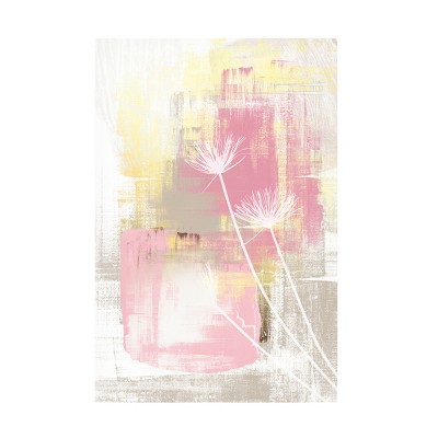 Trademark Fine Art - Sally Ann Moss golden rose2 Canvas Art