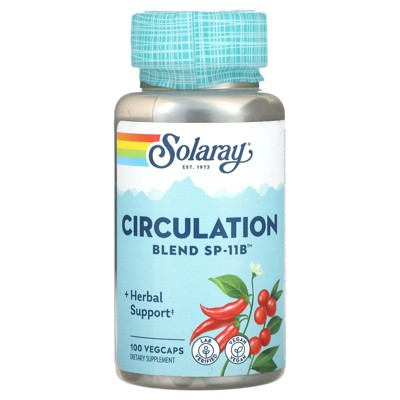 Solaray Circulation Blend SP-11B, 100 VegCaps