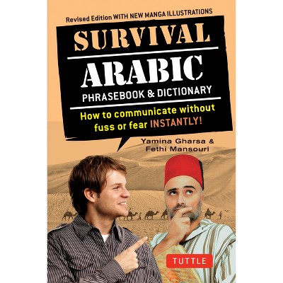 Survival Arabic Phrasebook & Dictionary - (Survival Phrasebooks) 2nd Edition by  Yamina Gharsa & Fethi Mansouri (Paperback)