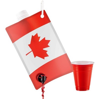 Party Flasks Canadian Flag Flask