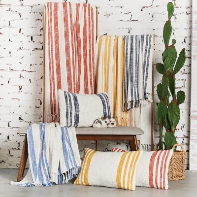 carol & frank 50" x 60" Morgan Tasseled Woven Throw