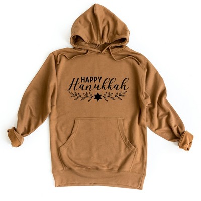 Simply Sage Market Women's Graphic Hoodie Happy Hanukkah