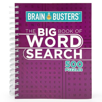 The Big Book of Word Search - (Brain Busters) by  Parragon Books (Spiral Bound)
