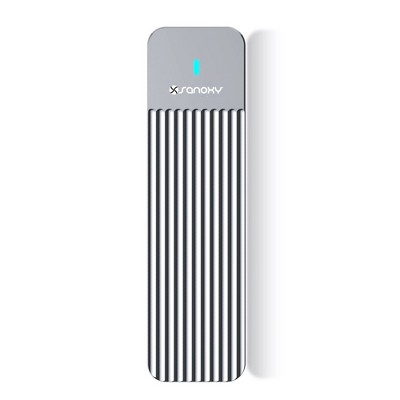 SANOXY USB 3.2 Gen 2 (10Gbps) M.2 NVMe/SATA SSD Enclosure – High-Speed, Tool-Free, Aluminum Alloy, Up to 4TB