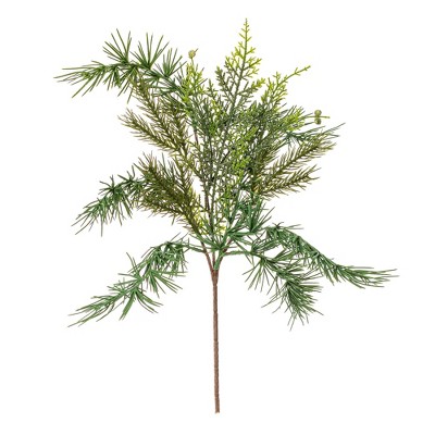 Vickerman Artificial Mixed Fern Cedar Spray