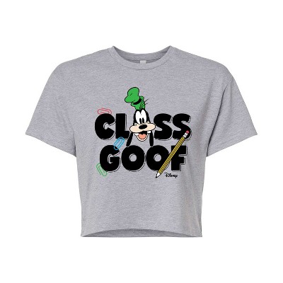 Women's - Disney - Class Goof Cropped Graphic T-Shirt