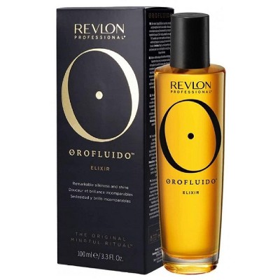Revlon Orofluido Precious Argan Oil Elixir | Nourishing Hair Treatment | Vegan Argan Oil | Serum for Soft And Shiny Hair - (3.3 oz)