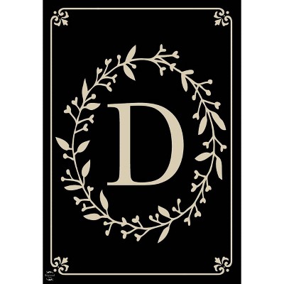 Briarwood Lane Everyday Garden Flag 12x18 For Outdoor Briarwood Lane Classic Monogram Letter D Garden Flag Flags For Outside
