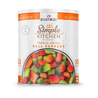 Simple Kitchen Gluten Free Dehydrated Red & Green Bell Peppers - 2.38lb